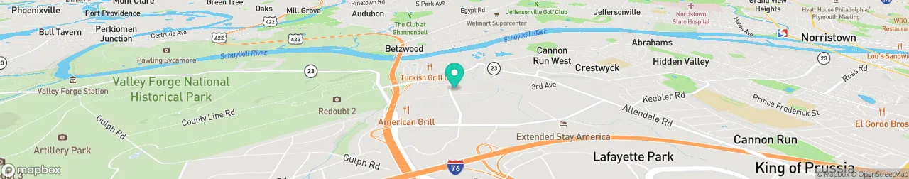 borne de recharge sur la carte