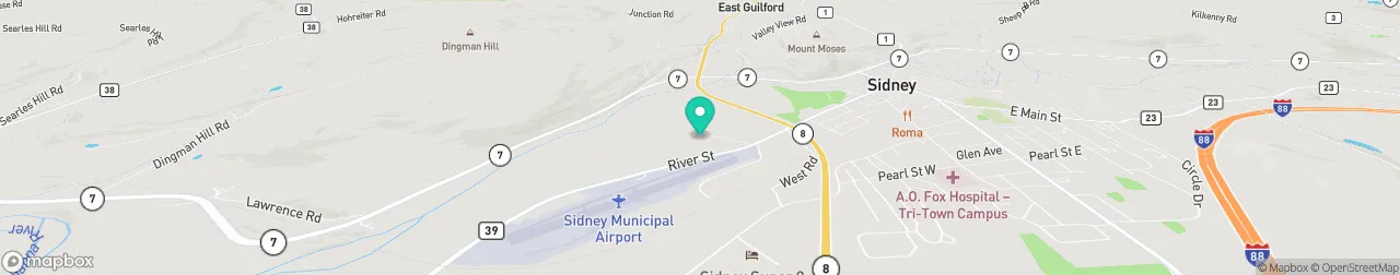 borne de recharge sur la carte