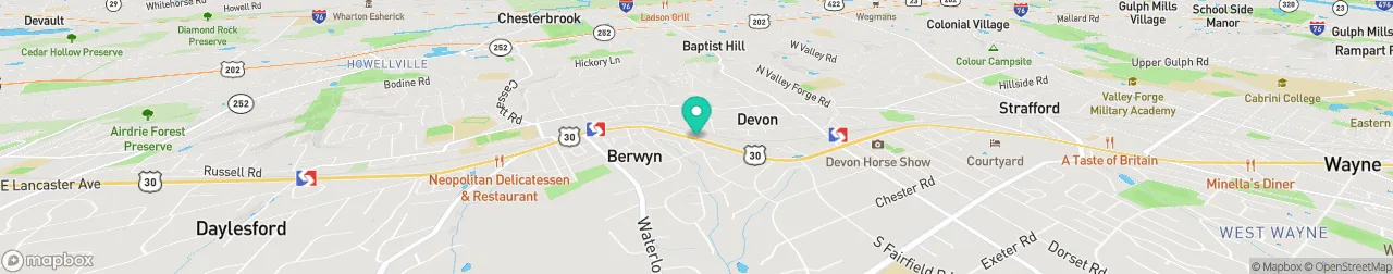 ev charging station on the map