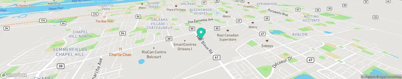 borne de recharge sur la carte