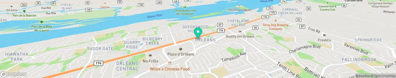 ev charging station on the map