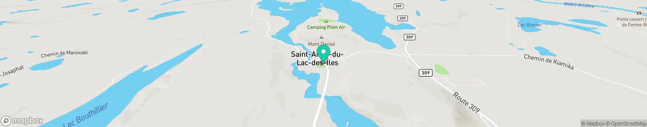 borne de recharge sur la carte