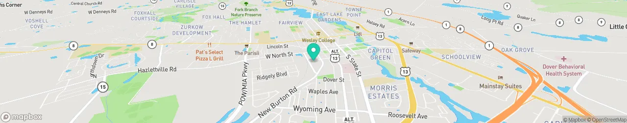 borne de recharge sur la carte