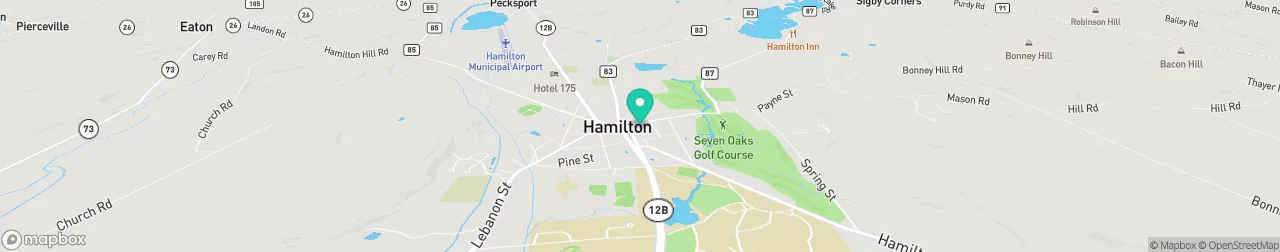 borne de recharge sur la carte