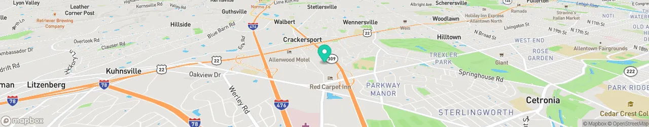 ev charging station on the map