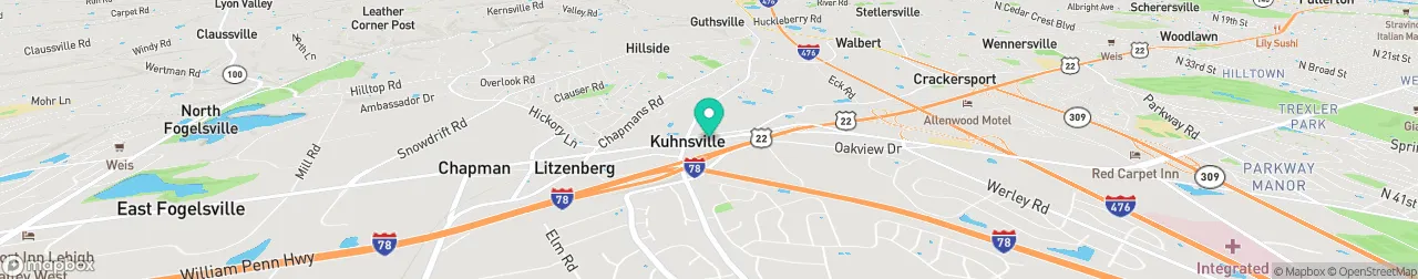 borne de recharge sur la carte