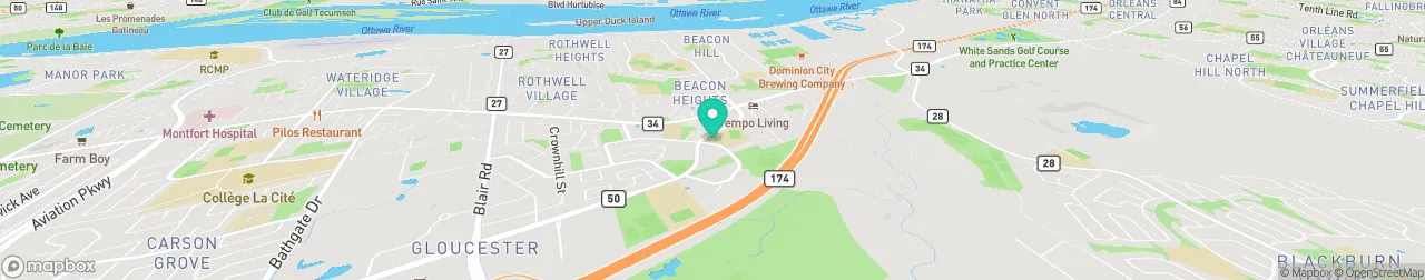 borne de recharge sur la carte