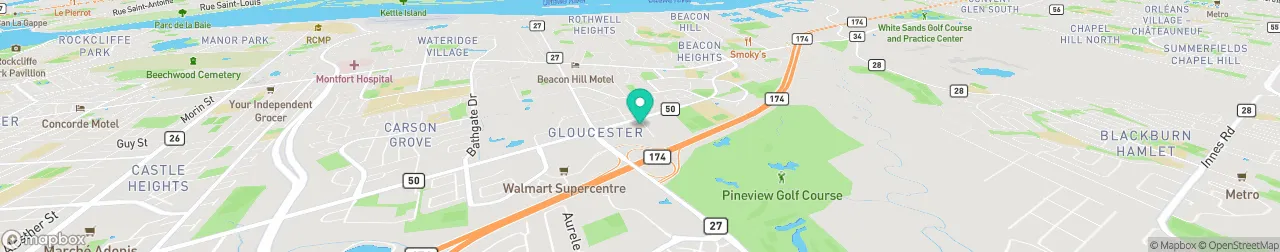 borne de recharge sur la carte