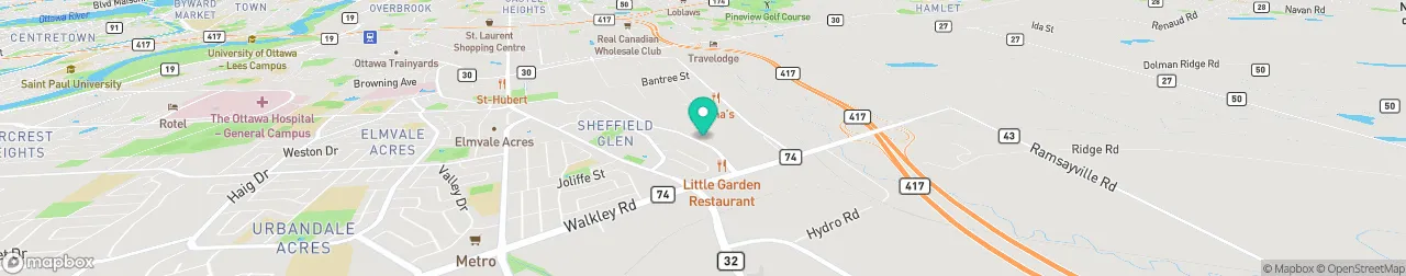 borne de recharge sur la carte