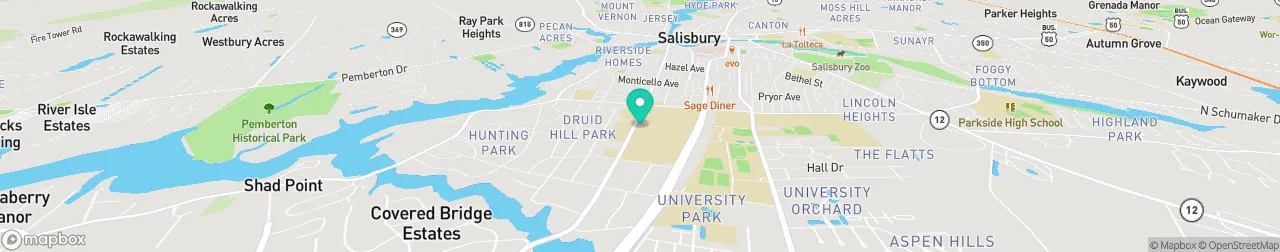 borne de recharge sur la carte