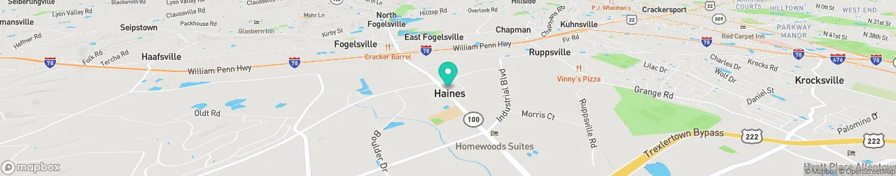 borne de recharge sur la carte