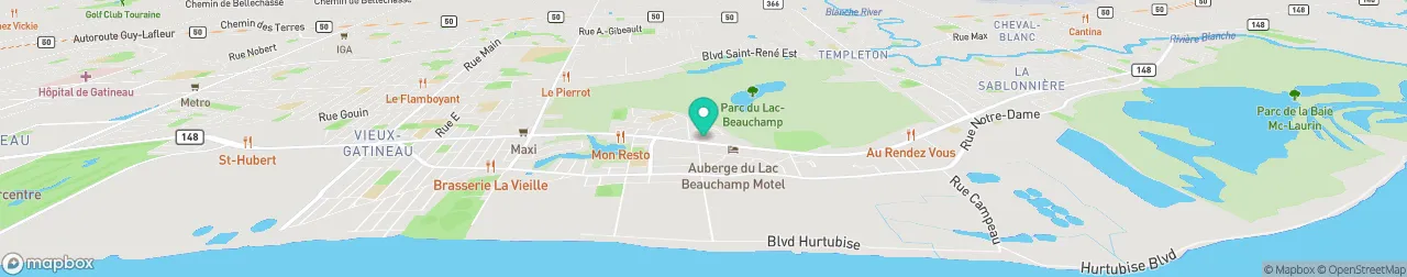 borne de recharge sur la carte