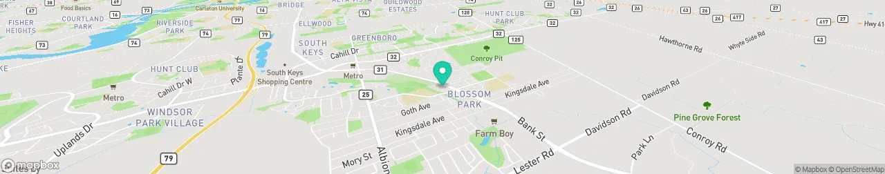 borne de recharge sur la carte