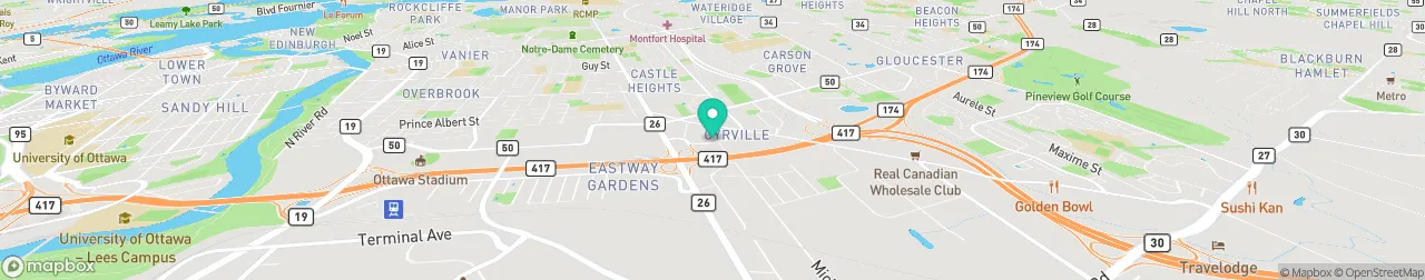 borne de recharge sur la carte