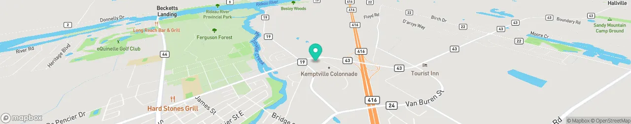 borne de recharge sur la carte