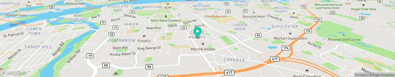 borne de recharge sur la carte