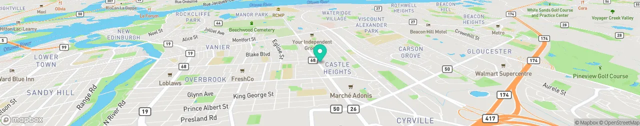 ev charging station on the map