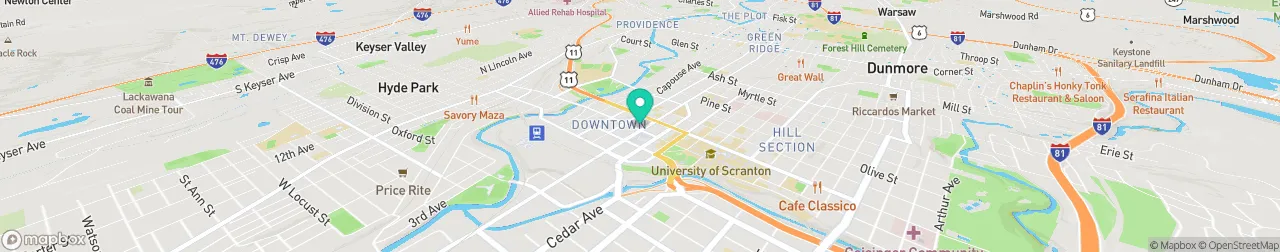 ev charging station on the map