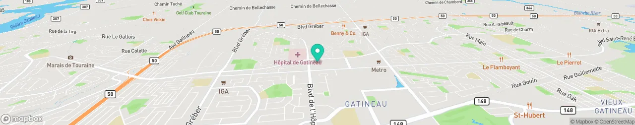 borne de recharge sur la carte