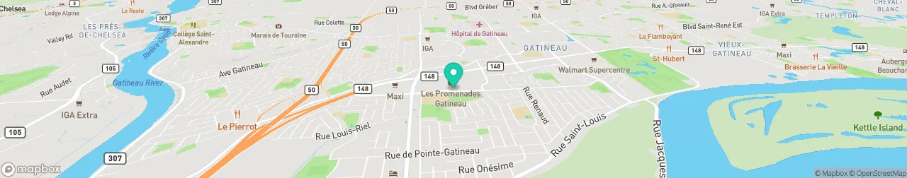 borne de recharge sur la carte