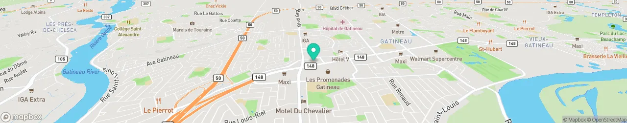 borne de recharge sur la carte