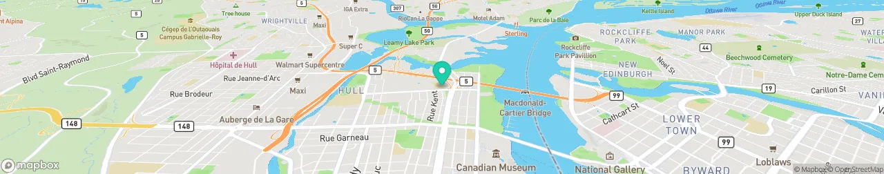 borne de recharge sur la carte