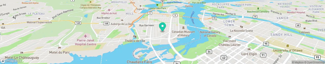 borne de recharge sur la carte