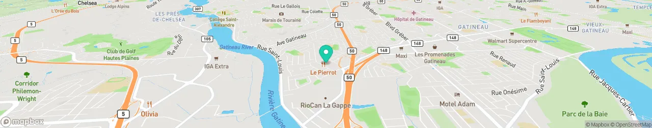 borne de recharge sur la carte