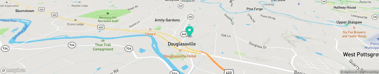 borne de recharge sur la carte