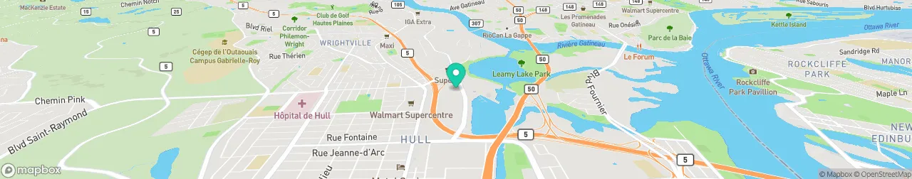 borne de recharge sur la carte