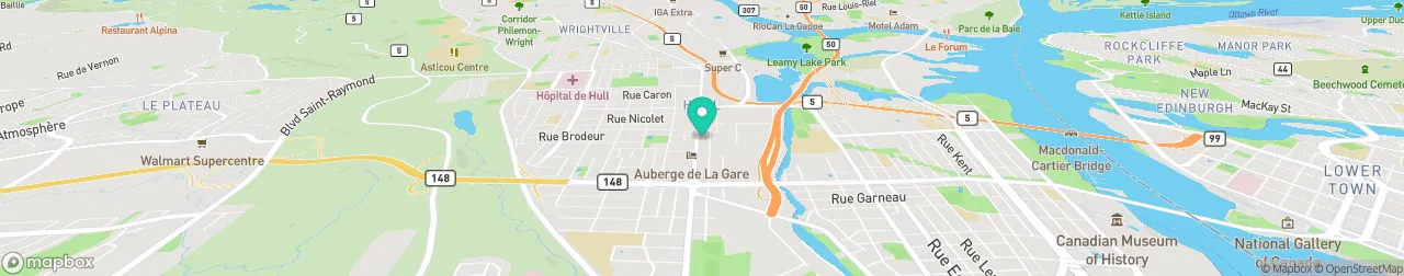 borne de recharge sur la carte