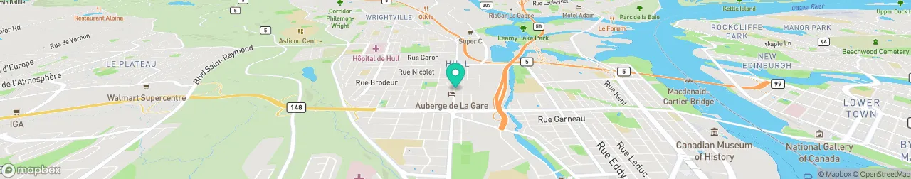 borne de recharge sur la carte