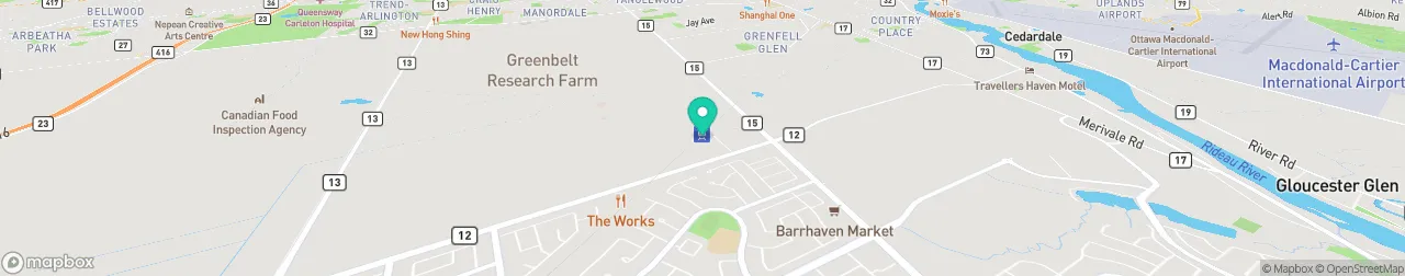 borne de recharge sur la carte