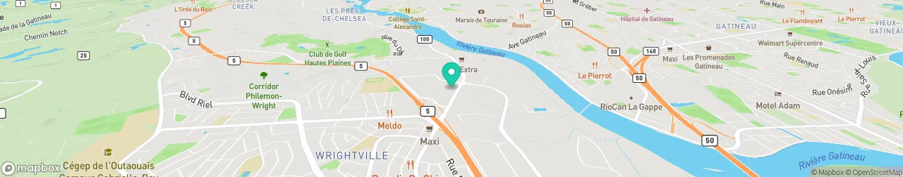 borne de recharge sur la carte