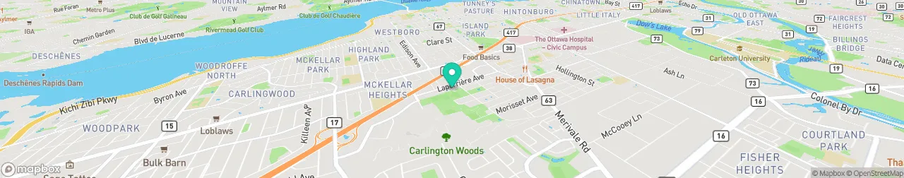 borne de recharge sur la carte