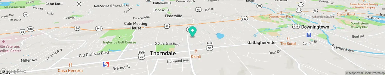 borne de recharge sur la carte