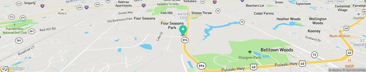 borne de recharge sur la carte