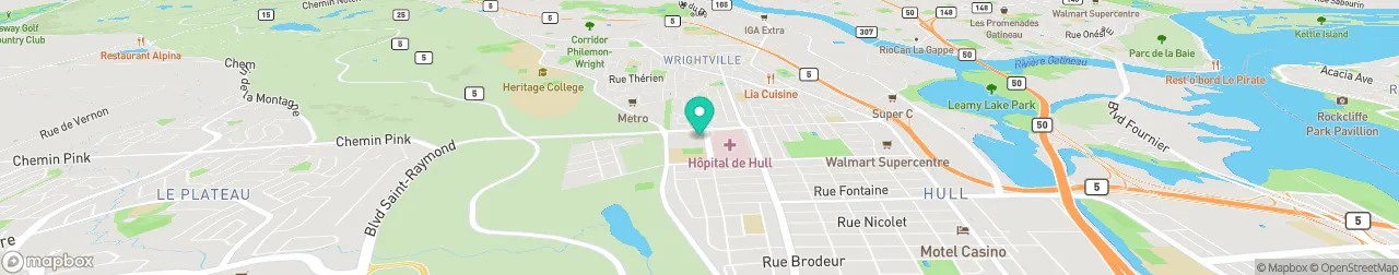 borne de recharge sur la carte