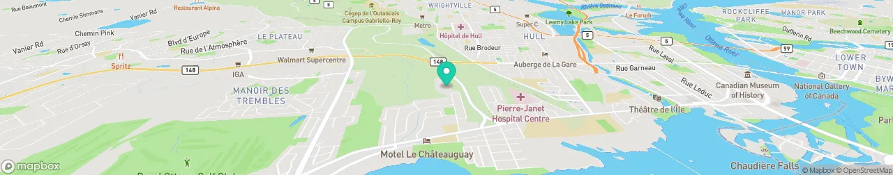 borne de recharge sur la carte