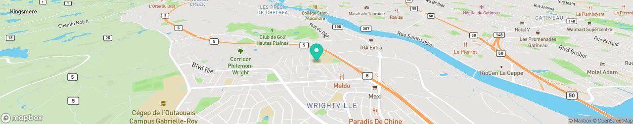 borne de recharge sur la carte