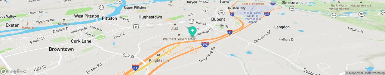 borne de recharge sur la carte