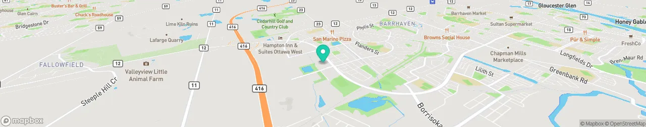 borne de recharge sur la carte