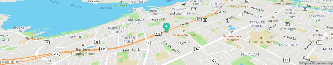 borne de recharge sur la carte