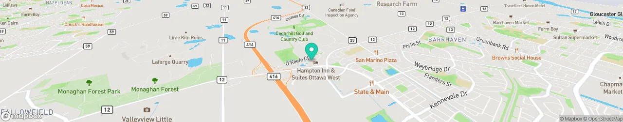 borne de recharge sur la carte