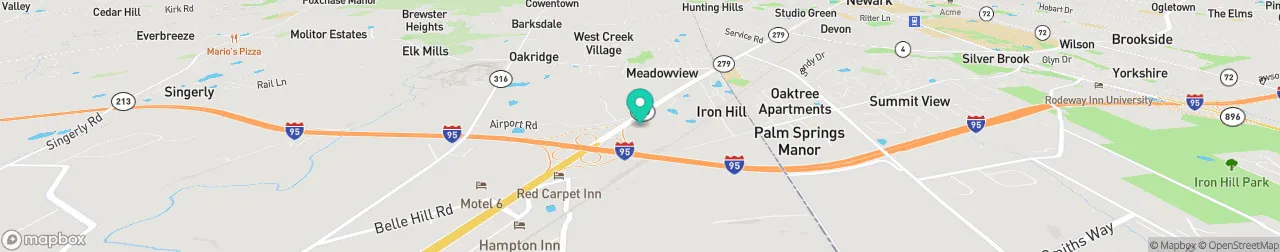 ev charging station on the map