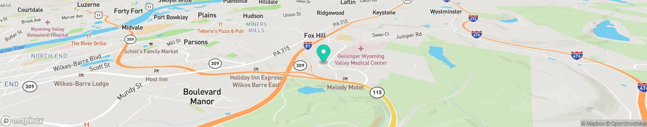 ev charging station on the map