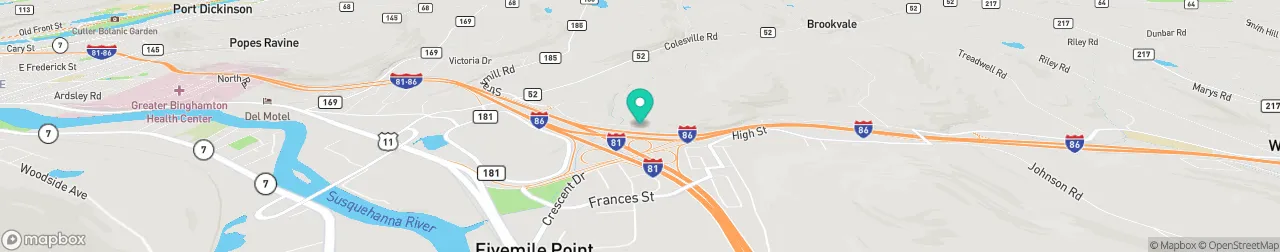 borne de recharge sur la carte