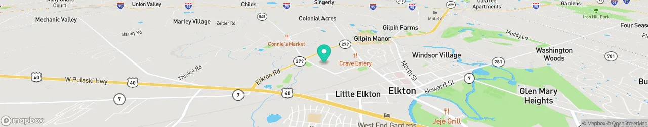 ev charging station on the map