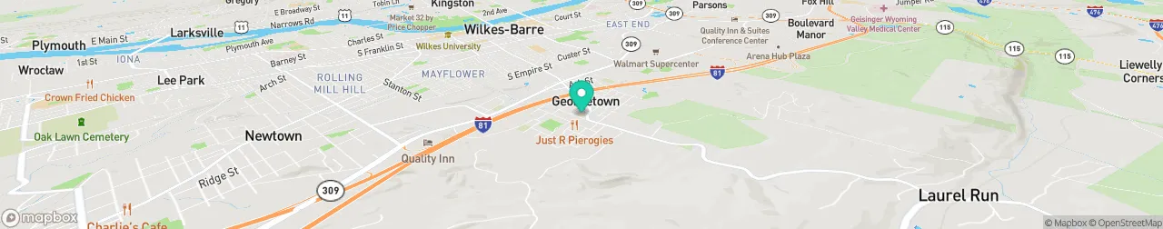 ev charging station on the map