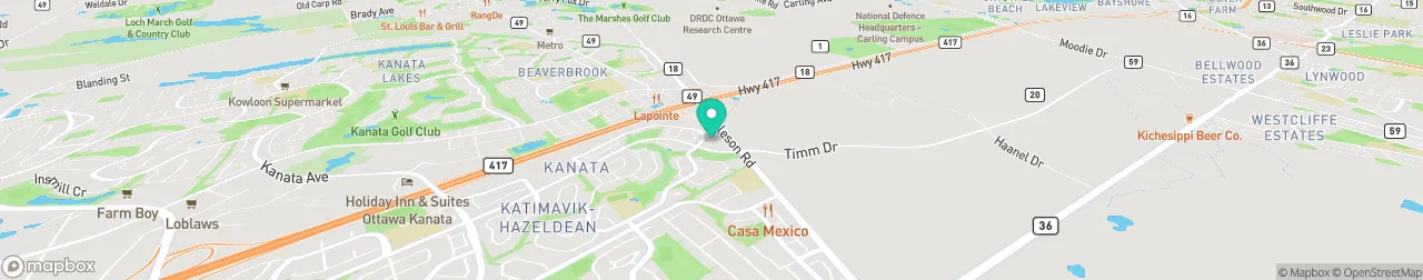 borne de recharge sur la carte